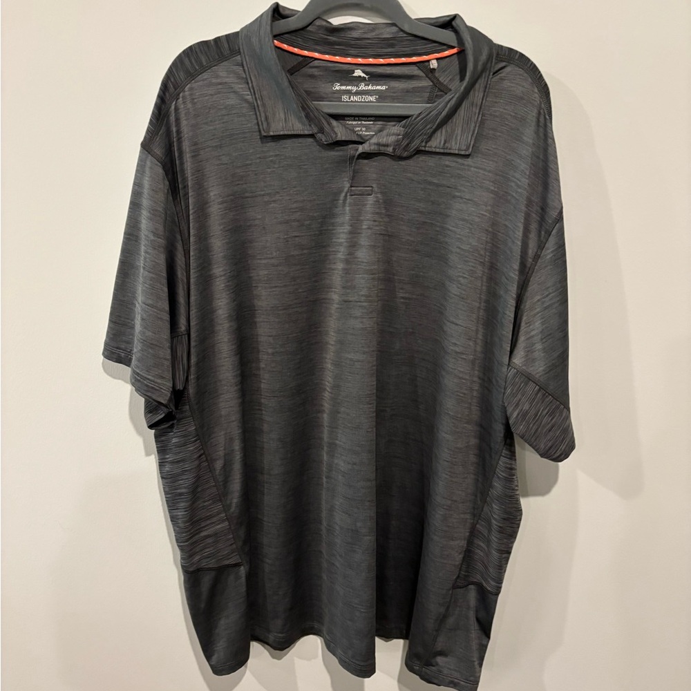 Tommy Bahama Men's Charcoal Polo Shirt